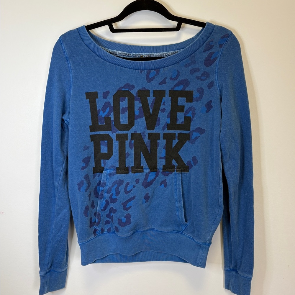 Victoria's Secret Blue Graphic Sweatshirt